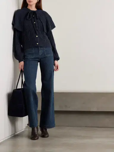 Frame The Refined High-rise Wide-leg Jeans | Thumbnail 2