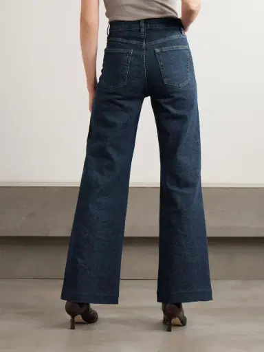 Frame The Refined High-rise Wide-leg Jeans | Thumbnail 4