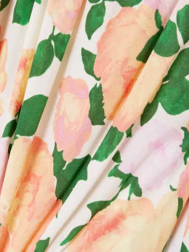 Stella McCartney Gathered Floral-print Jersey Mini Dress | Thumbnail 4