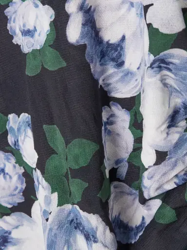 Stella McCartney Gathered Floral-print Stretch-mesh Maxi Dress | Thumbnail 4 Stella McCartney Gathered Floral-print Stretch-mesh Maxi Dress | Thumbnail 4