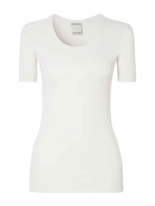 Aubriella Ribbed Organic Cotton-blend Jersey T-shirt