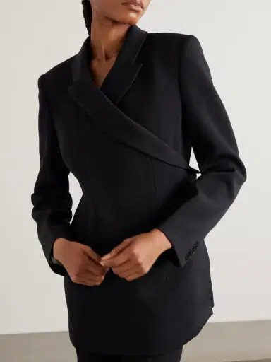 Calvin Klein Collection Mia Asymmetric Wool Blazer | Thumbnail 3 Calvin Klein Collection Mia Asymmetric Wool Blazer | Thumbnail 3