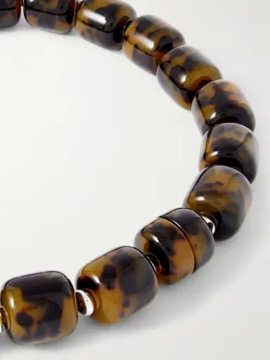 Julietta Concha Rhodium-plated Resin Necklace | Thumbnail 3