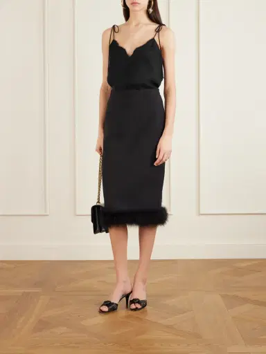 Valentino Garavani Floral Lace-trimmed Silk Crepe De Chine Camisole | Thumbnail 2