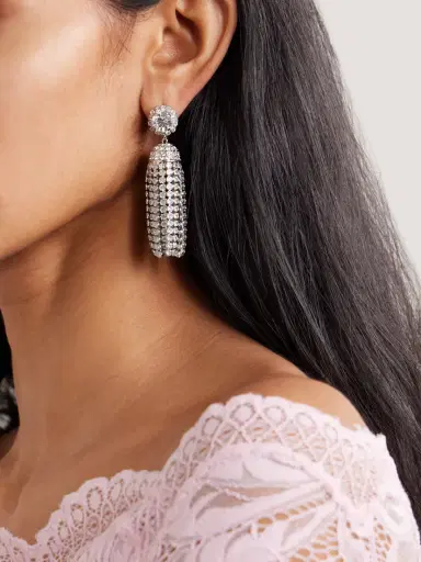 Rabanne tone Crystal Earrings | Thumbnail 2 Rabanne tone Crystal Earrings | Thumbnail 2