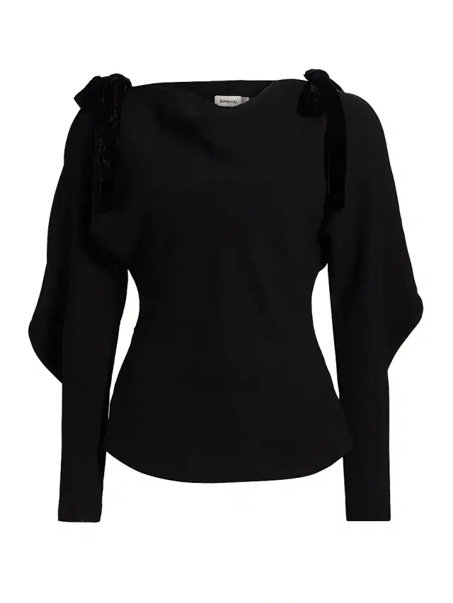 Women's Marlee Boatneck Top - Black