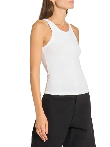 Alaïa Women's Darts Stretch Cotton-Blend Tank | Thumbnail 4 Alaïa Women's Darts Stretch Cotton-Blend Tank | Thumbnail 4