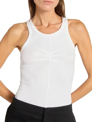 Alaïa Women's Darts Stretch Cotton-Blend Tank | Thumbnail 6 Alaïa Women's Darts Stretch Cotton-Blend Tank | Thumbnail 6