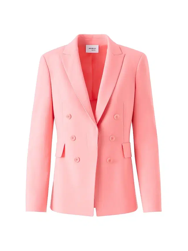 Akris punto Women's Double-Breasted Crepe Blazer - Blush