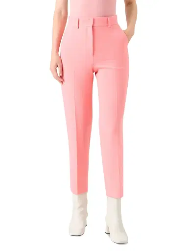 Akris punto Women's Feryn Mid-Rise Tapered Pants - Blush | Thumbnail 3 Akris punto Women's Feryn Mid-Rise Tapered Pants - Blush | Thumbnail 3