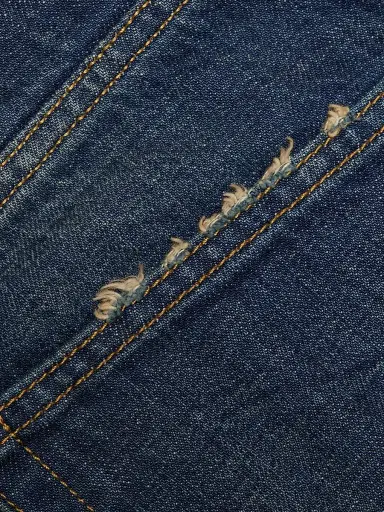 Maison Margiela Women's Frayed Hem Cotton Jeans | Thumbnail 7 Maison Margiela Women's Frayed Hem Cotton Jeans | Thumbnail 7