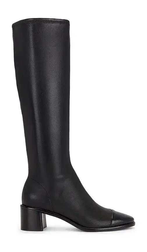 Cap Toe Knee High Boot