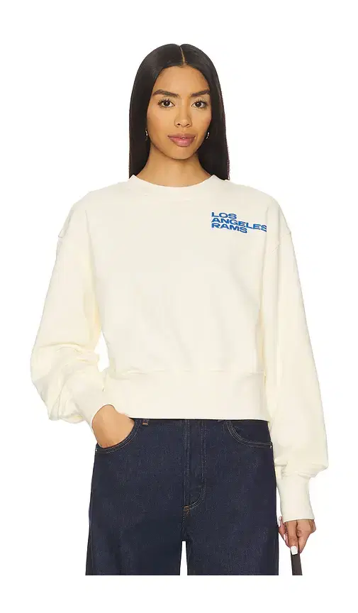 Terez x REVOLVE Rams Puff Sleeve Crop Sweater