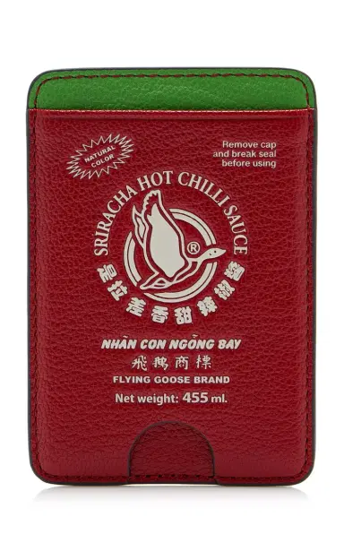 Anya Hindmarch Flying Goose Sriracha Magnetic Card Case | Thumbnail 3