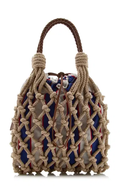 Prada Noué Cotton Macramé Bag | Thumbnail 4 Prada Noué Cotton Macramé Bag | Thumbnail 4