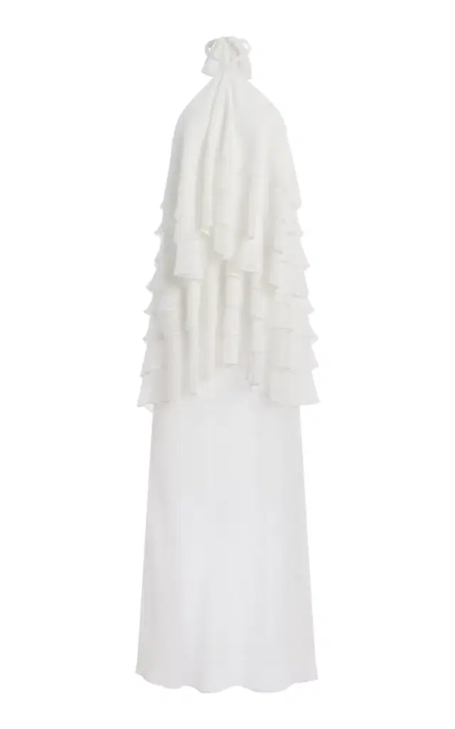 Third Form Gaia Tiered Chiffon Maxi Dress