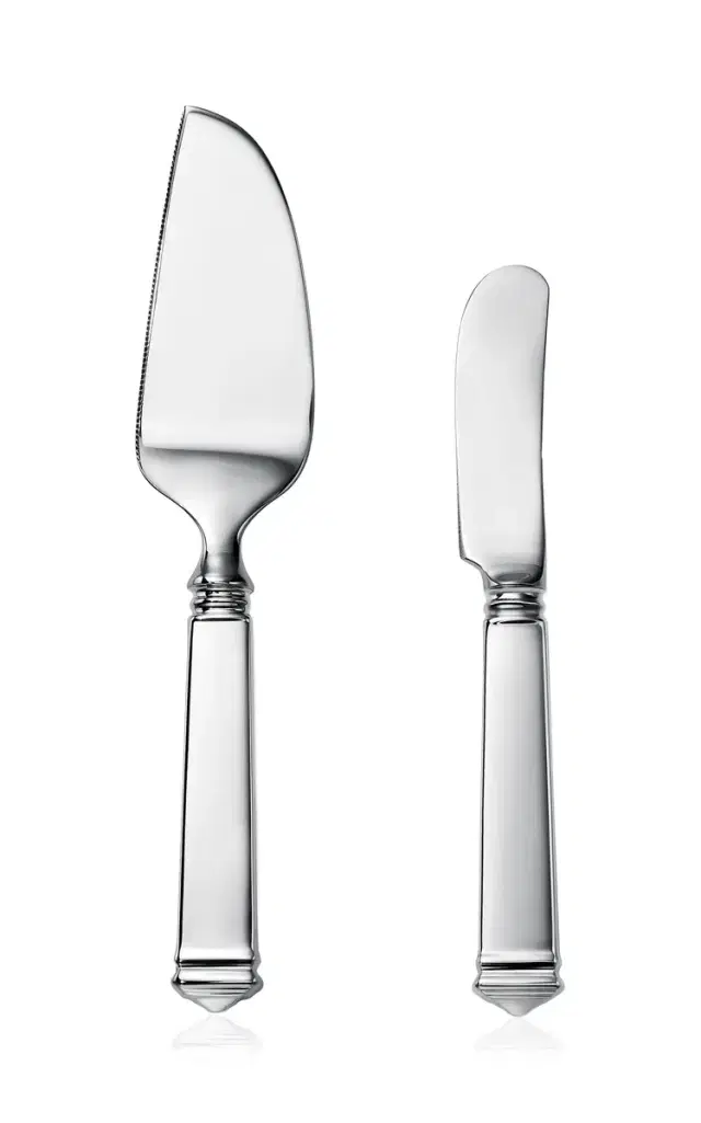 Exclusive Hampton Sterling Silver Cheese Serving Set - Silver