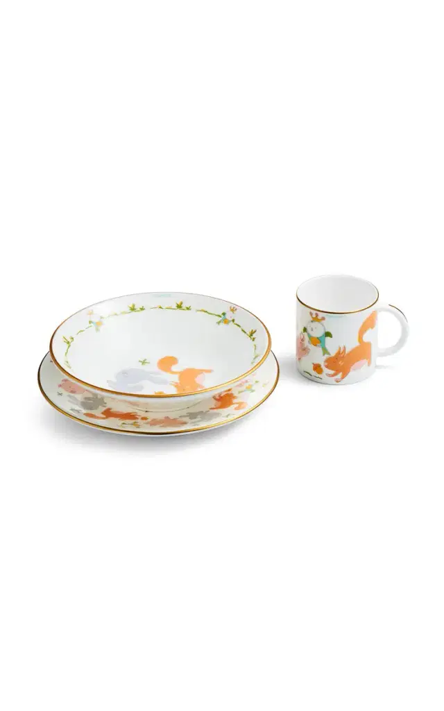 Tiffany & Co. Exclusive Set-of-Three Land Animals China Baby Dish Set