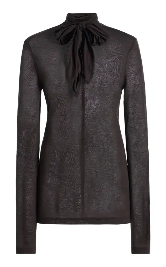 Lemaire Jersey Foulard Top