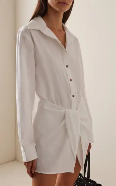 ANEMOS The LA Button-Down Mini Wrap Dress | Thumbnail 2 ANEMOS The LA Button-Down Mini Wrap Dress | Thumbnail 2