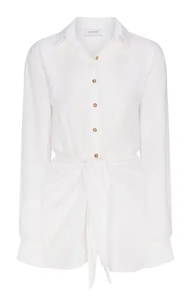 ANEMOS The LA Button-Down Mini Wrap Dress | Thumbnail 6 ANEMOS The LA Button-Down Mini Wrap Dress | Thumbnail 6