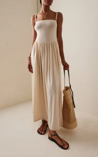 ANEMOS Gathered-Waist Maxi Tank Dress | Thumbnail 2