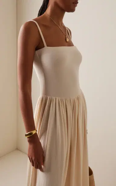 ANEMOS Gathered-Waist Maxi Tank Dress | Thumbnail 3