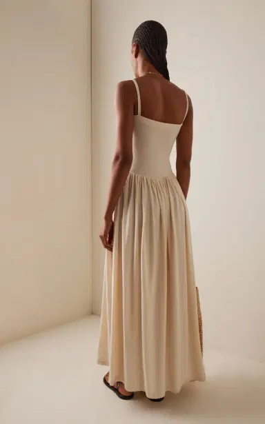 ANEMOS Gathered-Waist Maxi Tank Dress | Thumbnail 4