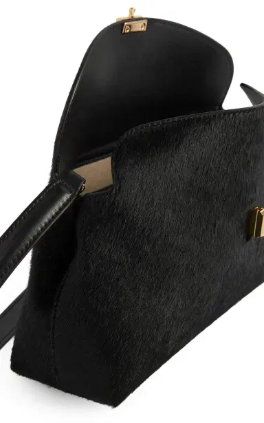 TOTEME T-Lock Pony Hair Clutch | Thumbnail 4