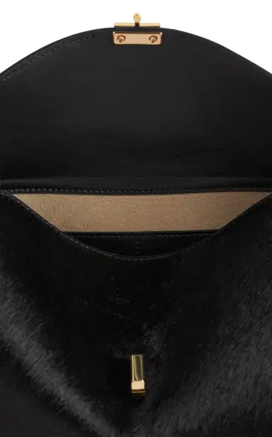 TOTEME T-Lock Pony Hair Clutch | Thumbnail 7
