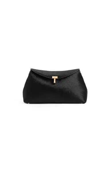 TOTEME T-Lock Pony Hair Clutch | Thumbnail 8