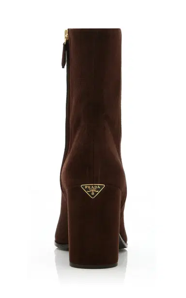 Prada Suede Ankle Boots | Thumbnail 5