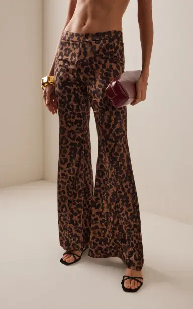 FRANÇOISE Zaoua Leopard Silk Pants | Thumbnail 3