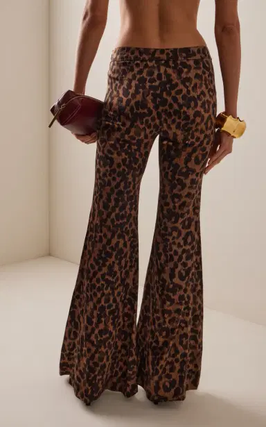 FRANÇOISE Zaoua Leopard Silk Pants | Thumbnail 4
