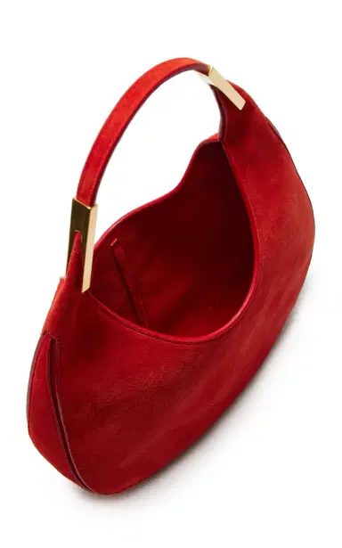 Savette The Small Suede Florence Hobo Bag | Thumbnail 6 Savette The Small Suede Florence Hobo Bag | Thumbnail 6