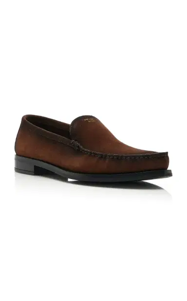 Prada Suede Loafers | Thumbnail 4 Prada Suede Loafers | Thumbnail 4