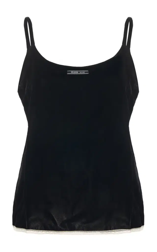 Prada Velvet Cami Top