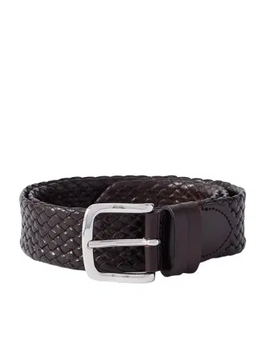 MR P. Luxe 3.5cm Woven Leather Belt - Men | Thumbnail 1