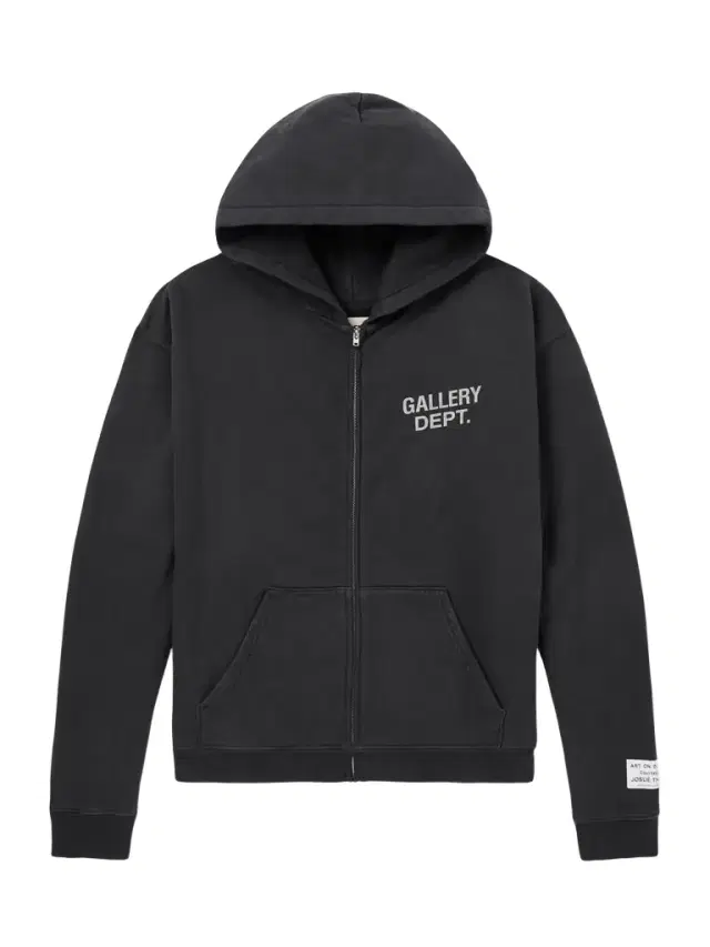 Gallery Dept. 90's Logo-Print Cotton-Jersey Zip-Up Hoodie - Men