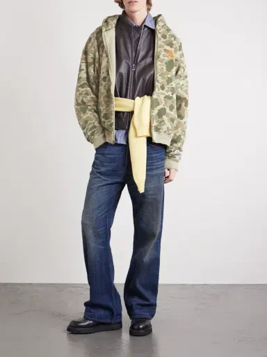 Gallery Dept. Logo-Print Camouflage Cotton-Jersey Zip-Up Hoodie - Men | Thumbnail 2 Gallery Dept. Logo-Print Camouflage Cotton-Jersey Zip-Up Hoodie - Men | Thumbnail 2