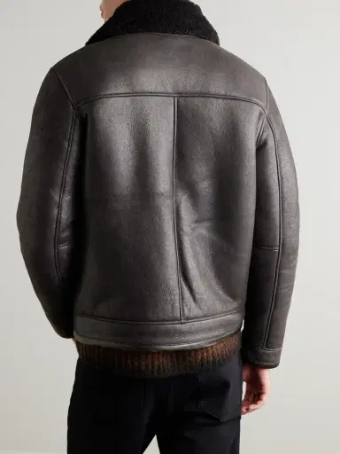 NN07 Atkinson 8173 Shearling Bomber Jacket - Men | Thumbnail 3