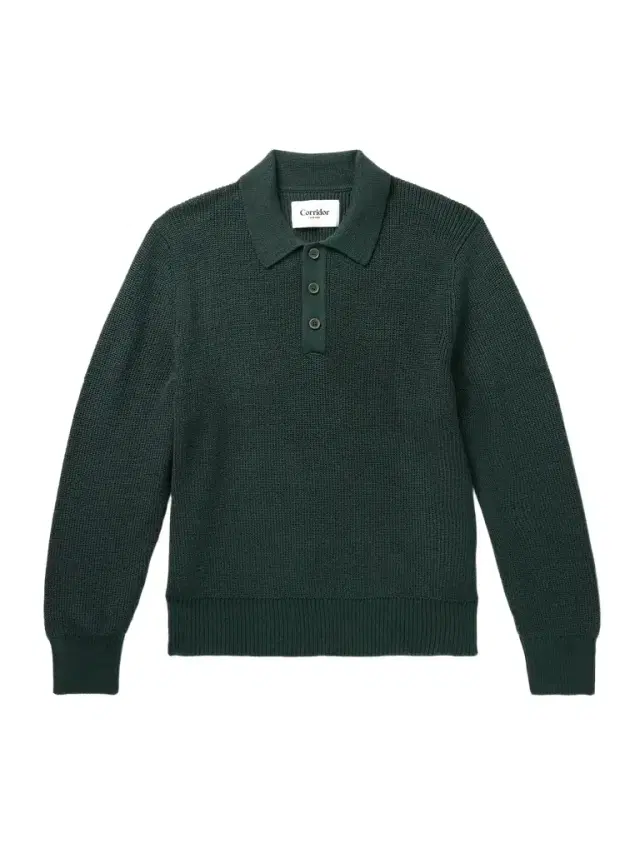 Ribbed Organic Mercerised Cotton Polo Shirt - Men