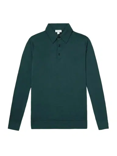 Sunspel Slim-Fit Merino Wool Polo Shirt - Men | Thumbnail 1 Sunspel Slim-Fit Merino Wool Polo Shirt - Men | Thumbnail 1