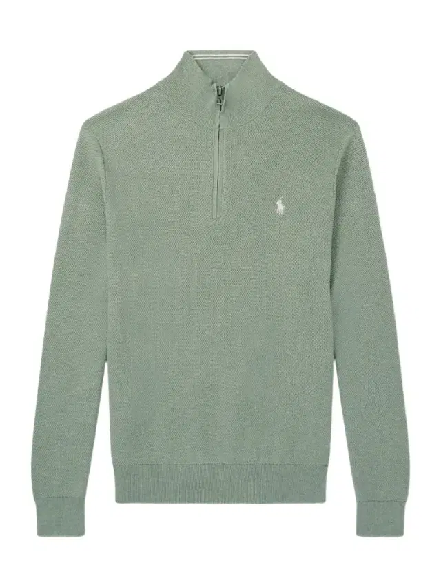 Polo Ralph Lauren Logo-Embroidered Cotton Half-Zip Sweater - Men