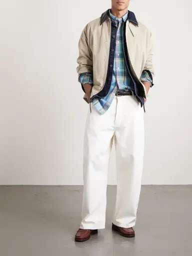 Polo Ralph Lauren Button-Down Collar Logo-Embroidered Checked Cotton Shirt - Men | Thumbnail 2