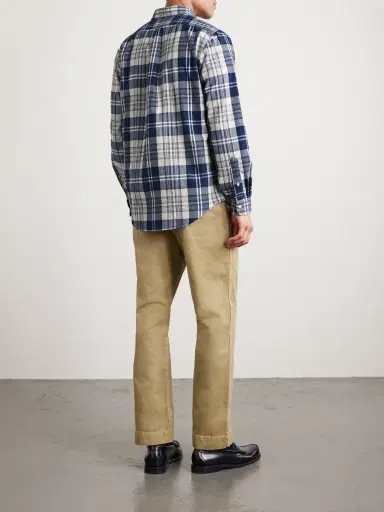 Polo Ralph Lauren Button-Down Collar Logo-Embroidered Checked Cotton Oxford Shirt - Men | Thumbnail 4 Polo Ralph Lauren Button-Down Collar Logo-Embroidered Checked Cotton Oxford Shirt - Men | Thumbnail 4