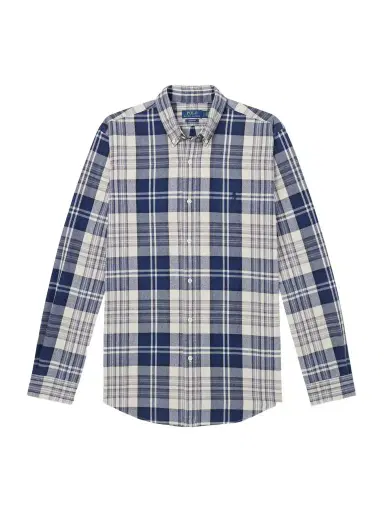 Polo Ralph Lauren Button-Down Collar Logo-Embroidered Checked Cotton Oxford Shirt - Men | Thumbnail 1 Polo Ralph Lauren Button-Down Collar Logo-Embroidered Checked Cotton Oxford Shirt - Men | Thumbnail 1
