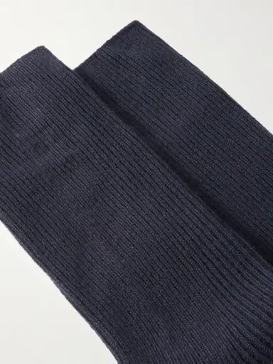 Loro Piana Ribbed Cashmere-Blend Socks - Men | Thumbnail 2 Loro Piana Ribbed Cashmere-Blend Socks - Men | Thumbnail 2