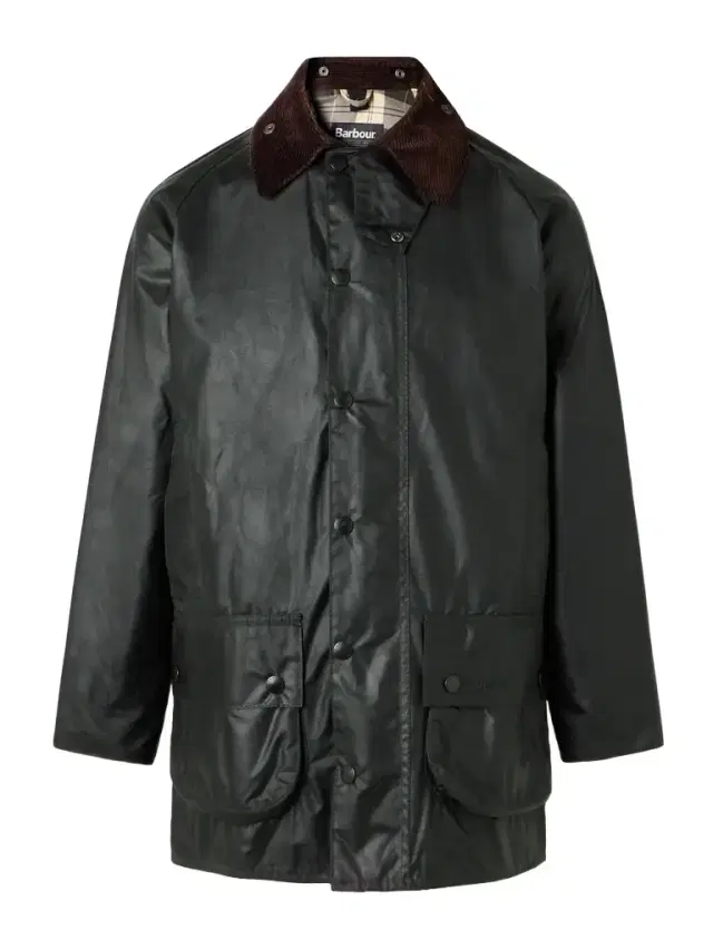 Beaufort Corduroy-Trimmed Waxed-Cotton Jacket - Men