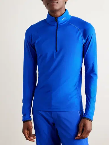 KJUS Feel Stretch-Jersey Half-Zip Ski Mid-Layer - Men | Thumbnail 3 KJUS Feel Stretch-Jersey Half-Zip Ski Mid-Layer - Men | Thumbnail 3